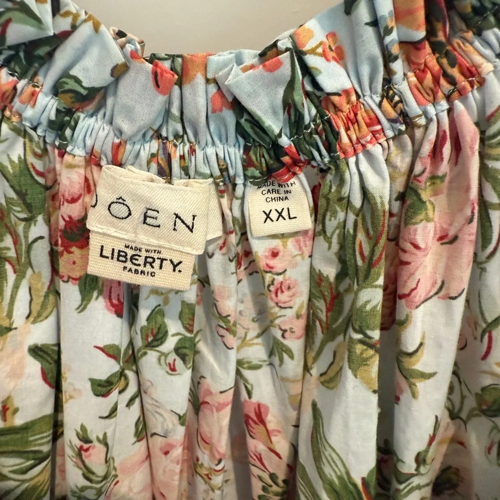 Doen Leanne Floral Midi Dress Liberty Fabric - XXL - Picture 4 of 5